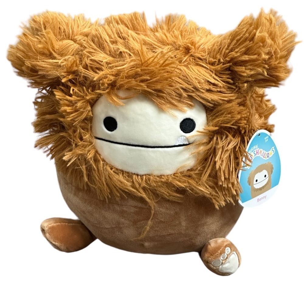 Squishmallow Benny The Bigfoot with Golden Hair 8" pals Plush Stuffed Animal NWT - Picture 2 of 10